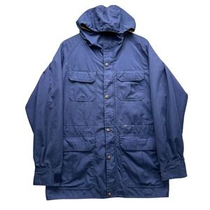 REI Co-op Jacket Men's Size M Blue Hooded Full Zip Pockets Outdoor Casual